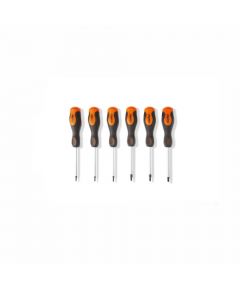 Clarke - Torx Screw Driver Set T10 to T30 Orange/Black Chrome Vanadium Molybdenum Steel & Chrome Plated