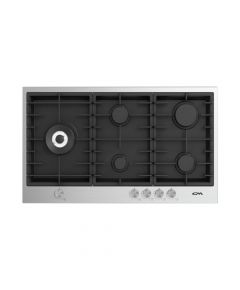 CM Twin 90 5B Inox Gas Hob 90 cm