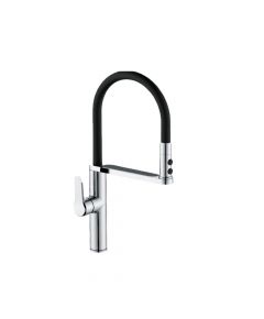 CM Pull-Out Mixer Tap Black and Chrome Color