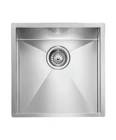 CM FILOQUADRA Undermount Single Bowl Sink Satin F3 Finish Depth 190 mm
