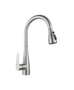 CM Pull-Out Mixer Tap Brushed Nickel