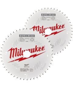Milwaukee Circular Saw Blades Twin Pack 2 Pcs