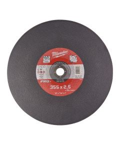 Milwaukee Metal Cutting Disc Flat 355x2.5mm Pro+ M