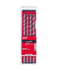 Milwaukee Impact Lineman Auger Bit 4pcs