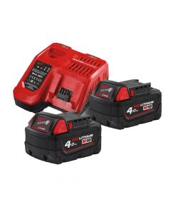 Milwaukee M18™ Battery & Charger Starter Kit 4.0Ah NRG Pack