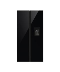CM Black Glass Fridge / Freezer