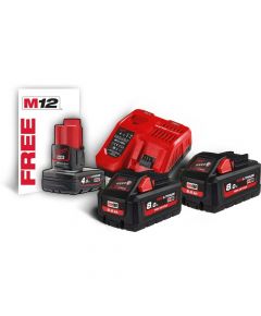 Milwaukee - M18™ HIGH OUTPUT™ NRG PACK - M18HNRG-802 Battery & Charger