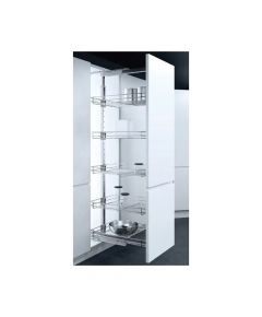 6-Tier Pull-Out Larder System Gray