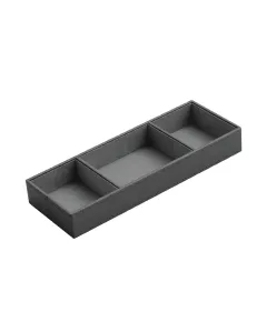 Multifunctional Storage Box (Small) Grey Leather