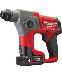 Milwaukee M12 CH-402X Fuel Cordless Hammer Drill with SDS-Plus in HD Box (2x 4.0Ah battery + charger)