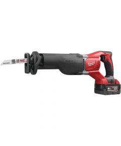 Milwaukee M18 BSX-402C Sawzall Battery Recess Saw Heavy Duty in Transport Case (2x 4.0Ah battery + charger)