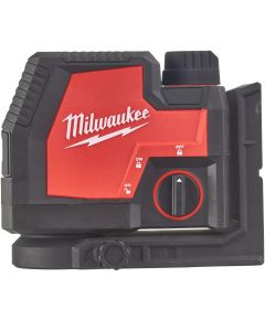 Milwaukee L4 CLLP-301C Cross Line Laser/Lead Laser Green USB Rechargeable