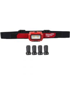 Milwaukee HL2-LED Head Lamp Alkaline Slim 350 Lumens
