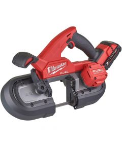 Milwaukee M18 FBS85-202C Fuel Compact Cordless Band Saw in Transport Case (2x 2.0Ah battery + charger)
