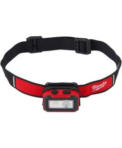 Milwaukee IR HL450 Head Lamp with Integrated Battery (USB rechargeable) 450 Lumens