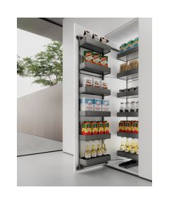 Nuomi Lambo 6 Layers Pantry Pull-Out Frame with Basket