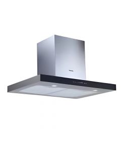 Baumatic Midnight Series Wall-Mounted Hood Black Glass & Steel