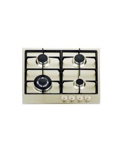 CM CLASSICO H60I IVORY Classic Gas Hob with Cast Iron Pan Support 60cm