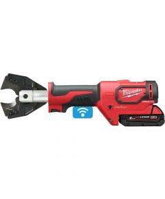 Milwaukee M18 ONEHCC-201C CU/AL-SET FORCE LOGIC Hydraulic Cord Cutter 35mm with CU/AL Jaws in Transport Case (1x 2.0Ah battery)