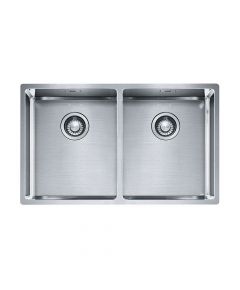 Franke Box Undermount / Flushmount Double Bowl Stainless Steel Sink