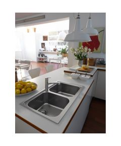 Franke Logica Line LLX 620-L Satin Stainless Steel Sink