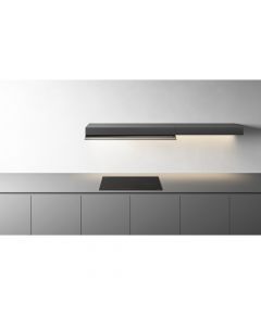 Falmec Shelf Hood 120 cm Filtering, Satin Black Aluminium