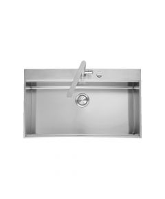 Barazza B-Free Stainless-Steel Sink 86x51 1 Bowl with Lowering and Drain Cover
