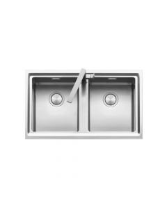 Barazza Easy Stainless-Steel Sink Lowered Edge 86x50cm