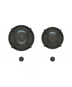 Pitt Cooking 2-Pitts Gas Hob Professional Brass