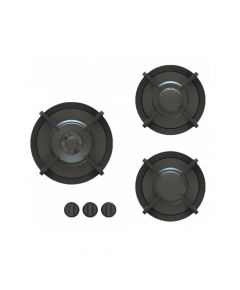 Pitt Cooking 3-Pitts Gas Hob Professional Brass