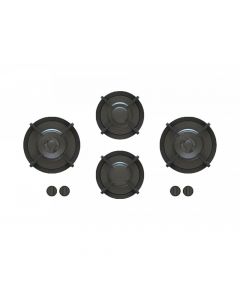 Pitt Cooking 4-Pitts Gas Hob Professional Brass