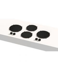 Pitt Cooking 4-Pitts Induction Hob Black Finish