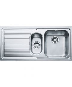 Franke LLX 651 Logica Line Top Mounted 1.5 Bowl 1 Drain Sink