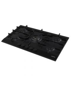 CM Piago Matte Black Enamelled Metal Gas Hob