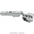 Blum - Clip Top Blumotion 110° Hinge Nickel Plated Finish + Cruciform Mounting Plate