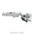 Blum - Clip Top Blumotion 110° Hinge Nickel Plated + Horizontal Cam Plate