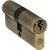 Ultimate - 6 Pin Brass Cylinder (Key+Key) 70mm with 3 Keys 2.2mm Thick - Non Mastered Keyed