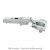 Blum - Clip Top 110° Standard Hinge Nickel Plated + Horizontal Cam Plate