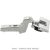 Blum - CLIP Top 107° Hinge Nickel Plated + Horizontal Cam Plate