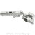 Blum - CLIP Top 107° Hinge Nickel Plated + Horizontal Cam Plate