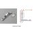 Salice - Hinge Glass & Universal 110 Degree + Mounting Plate