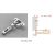 Salice - Silentia 700 Series Hinge 110 Degree - Soft-Close + Straight Mounting Plate