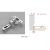 Salice - Silentia 700 Series Hinge 110 Degree - Soft-Close + Straight Mounting Plate