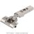 Blum - Clip Top 110° Standard Hinge Nickel Plated + Horizontal Cam Plate