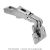 Blum - CLIP Top Wide Angle Hinge 170° + Cruciform Mounting Plate
