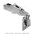 Blum - CLIP Top Wide Angle Hinge 170° + Cruciform Mounting Plate