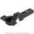Blum - Clip Top Profile or Thick Door Hinge 95° (Unsprung) Onyx Black + Horizontal Cam Plate (Screw On)