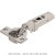 Blum - CLIP Top Profile Door Hinge 95° Nickel Plated + Mounting Plate Cruciform