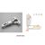 Salice - Silentia 700 Series Hinge 110 Degree - Push to Open + Straight Mounting Plate
