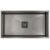 Elite Undermount Sink Stainless Steel Nano Black